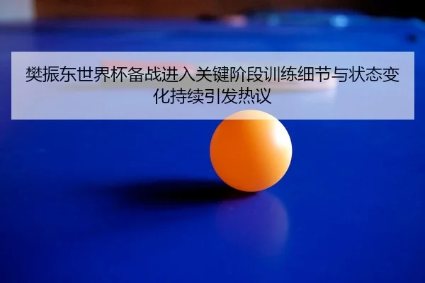 樊振东世界杯备战进入关键阶段训练细节与状态变化持续引发热议